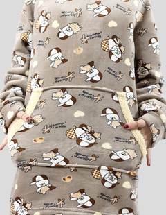 Camison Para Dormir Mujer Pijama Aesthetic Batas Dama Bluson - comprar en línea