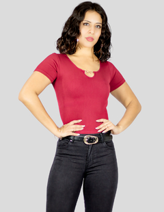 Imagen de Playera de Mujer con Detalle Metálicos