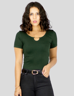 Imagen de Playera de Mujer con Detalle Metálicos
