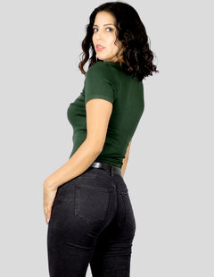 Playera de Mujer con Detalle Metálicos