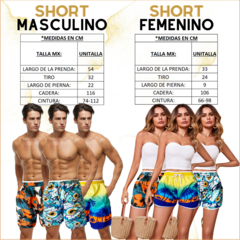 Set De 2 Shorts De Trajes De Baño De Hombre Mujer En Pareja en internet
