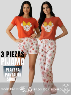 Pijama 3 Piezas para Mujer – Comodidad y Estilo en Set - comprar en línea