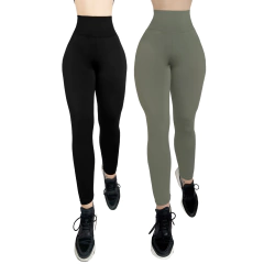 Packs de 2 Legins Deportivo Mujer Legging Gym Mallas Deportiva Mallones - MALABIS