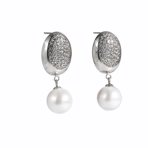 Shine perla aretes