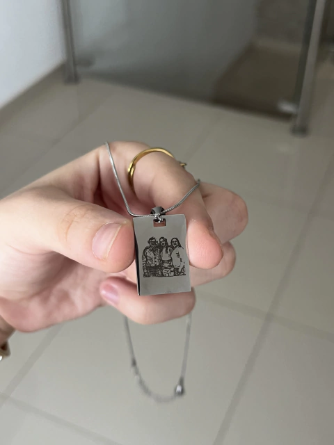 Collar Retrato y Frase Personalizado - comprar en línea