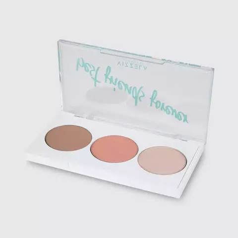 Paleta de Contorno Blush e Iluminador BFF - Vizzela