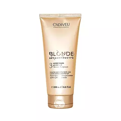 Máscara Acidificante Blond Reconstructor - Cadiveu - 200mL