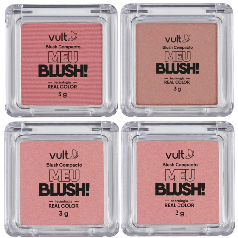 Blush Compacto Meu Blush! Real Color - Vult