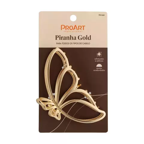 Piranha Gold Borboleta Grande - ProArt