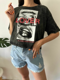 Remera Crop Batik Lover - comprar online