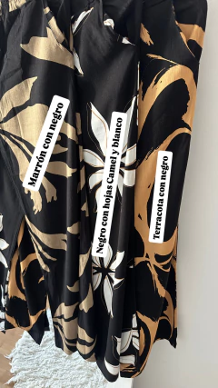 Palazo de lino estampado - tienda online