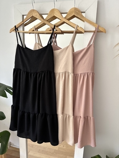 Imagen de Vestido Frunce Lino Cey