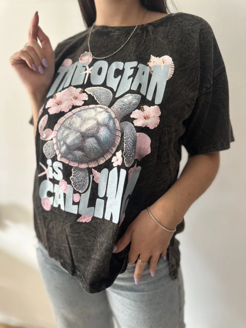 Remera Batik Ocean - comprar online