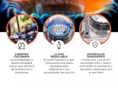 Cocina Anafe Para Camping Y Pesca De Mano Portatil - Aylan Consolas Videojuegos