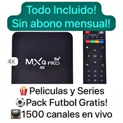 TV Box MX9 4K 16 gb Magic Pack de futbol, películas y series Gratis - comprar online