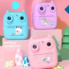 Cámara De Fotos Portátil Video Hd Flash Impresión Infantil - comprar online