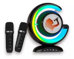 Parlante Bluetooth Karaoke Portatil Luz Led 2 Micro - comprar online