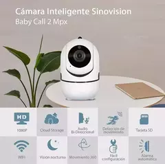 Imagen de Camara de Seguridad Domo para Interior 1 Antena WiFi 1080P HD