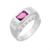 Anel Formatura Masculino com Pedra de Prata 950 - comprar online