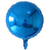 Balão Metalizado Redondo 22cm - Azul Escuro