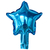 Balão Metalizado Estrela 12cm- Azul Escuro - comprar online