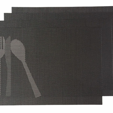 Jogo Americano Sousplat - Cor Preto - Talheres