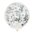 Balão Bexiga Cristal Com Confete - Prata