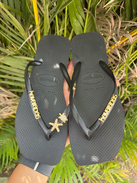 Havaianas square estrela e tartaruga - comprar online