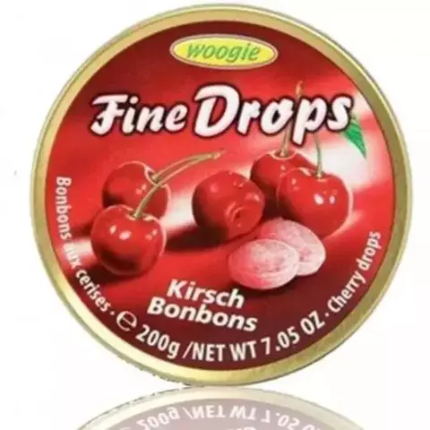 bala de cereja fine drops woogie 200g