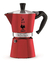 cafeteira moka express 6 xícaras vermelha