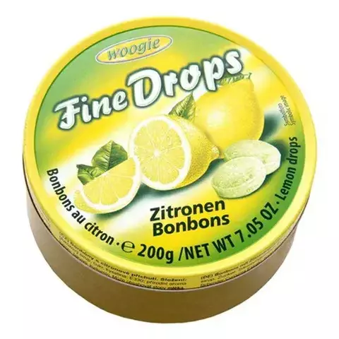 bala de limão fine drops woogie 200g