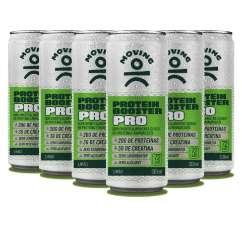 moving lt.310ml protein booster pro limao kit 6 unid.