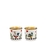 jogo 2 copos de espresso amarelo egan 90ml