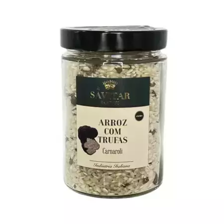 arroz carnaroli com trufa negra savitar 450g