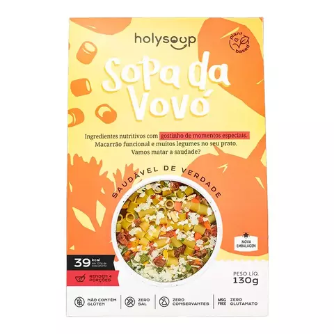 holysoup sopa da vovo z/g 130g