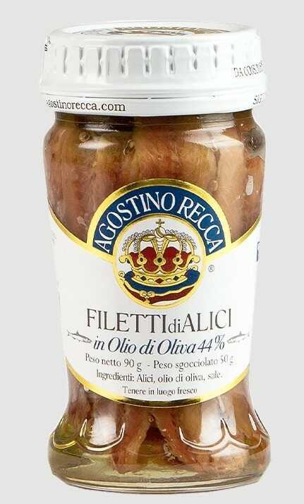 filé de anchova agostino recca 90g