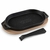 chapa de ferro fundido com base em madeira ooni grizzler - comprar online