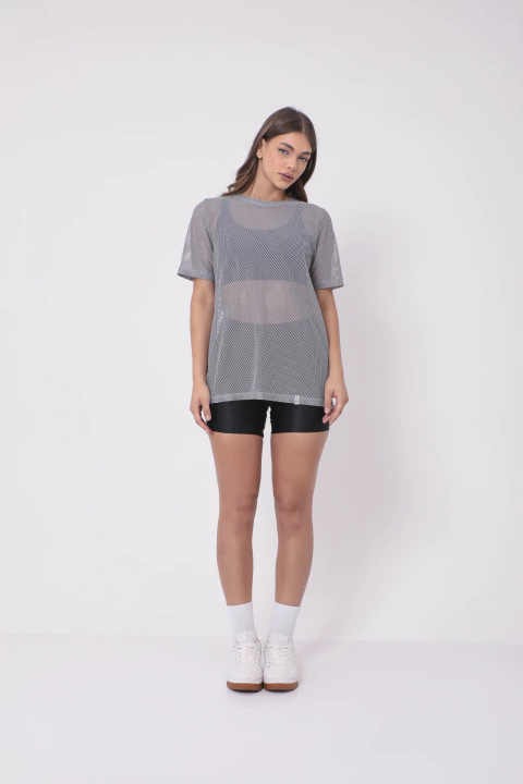 Blusão - Cinza - comprar online