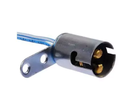 SOQUETE ADAPTACAO HASTE RETA 2 PINOS DESENCONTRADOS P/ LAMPADA 1034