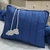 Almofada Decorativa para Meninos Azul Royal Nuvem