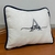 Almofada Decorativa para Menino Personalizada Azul Marinho Linho Perola