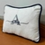 Almofada Decorativa para Menino Personalizada Azul Marinho Linho Perola