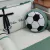 alfodada de decoração para meninos verde futebol algodão 