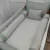 Enxoval de Berço Completo confeccionado em percal 200 fios com tecido 100% algodão. Peças com fechamento em zíper e refil de enchimento. Acompanha Almofadas Decorativa Personalizada, Lençol, Fronha, Edredom e Laterais para berço.