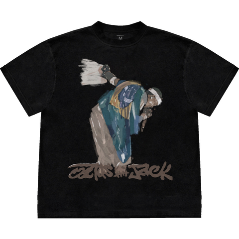 CAMISETA OVERSIZED TRAVIS SCOTT OIL PAINT BY DATABASE - comprar online