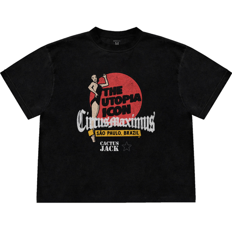 CAMISETA OVERSIZED TRAVIS SCOTT UTOPIA ICON BY DATABASE - comprar online