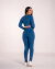 LEGGING FITNESS FORRO - AZUL - loja online