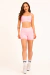 CONJUNTO TOP E SHORT TODO FORRADO ROSA BEBE