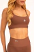 CONJUNTO FEMININO LEGGING E TOP - MARROM - URBATIVA