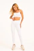 CONJUNTO FEMININO LEGGING E TOP - BRANCO